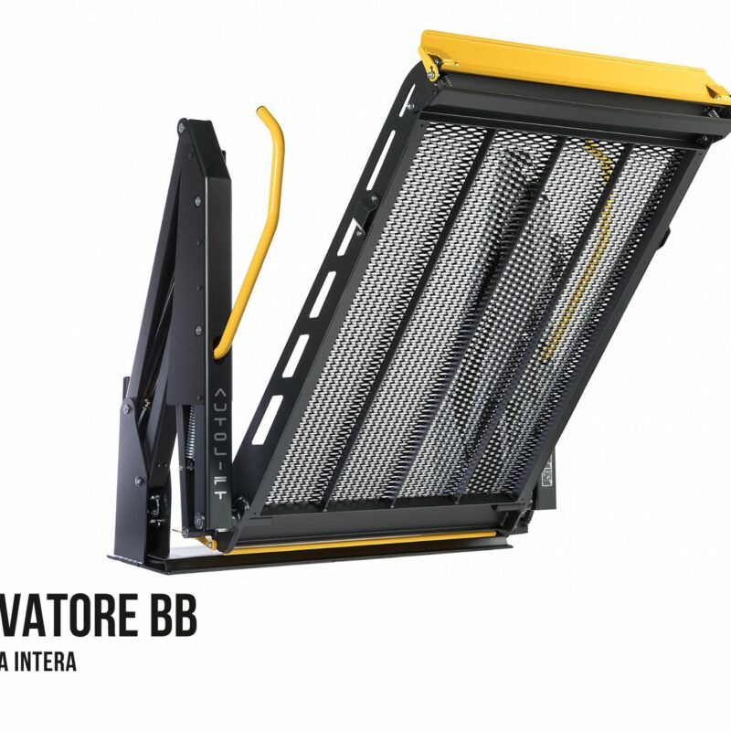 Sollevatore doppio braccio in acciaio BB, piattaforma aerea